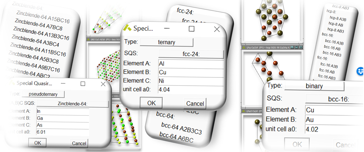 Special Quasirandom Structures
