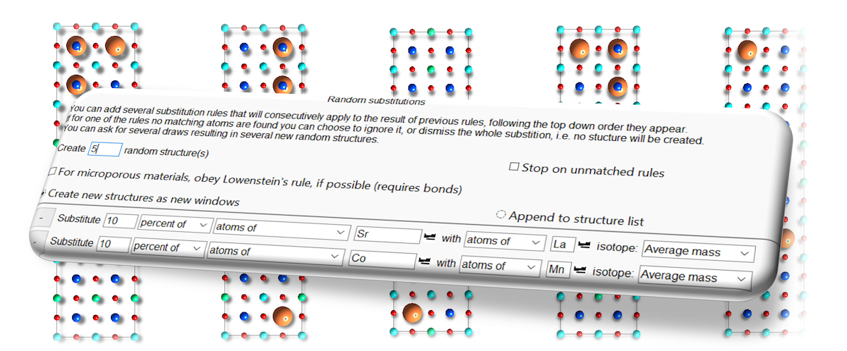 MedeA Random Substitutions