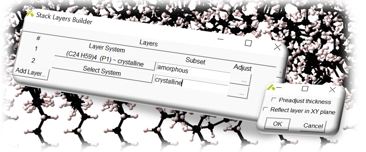 MedeA surface builder
